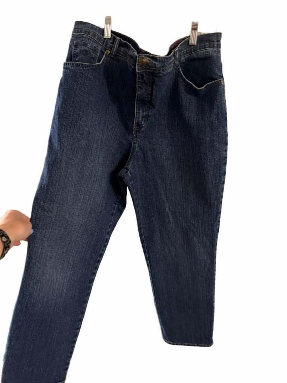 Gloria Vanderbilt women's jeans size 18 Straight Leg Med Wash Blue